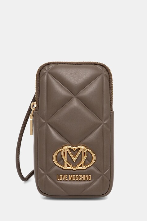 Love Moschino etui na telefon kolor brązowy JC5645PP1OLC0203