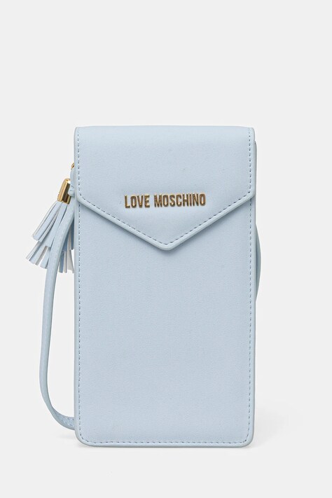 Love Moschino pokrowiec na telefon kolor niebieski JC5687PP1OKD0701