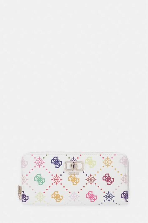 Guess ženska denarnica iz umetnega usnja EMELIE bela SWGM99 28146