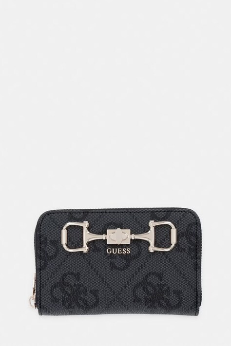 Guess portfel damski z imitacji skóry JANIE szary SWOS99 24140