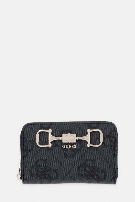 Guess portfel damski z imitacji skóry JANIE szary SWOS99 24140