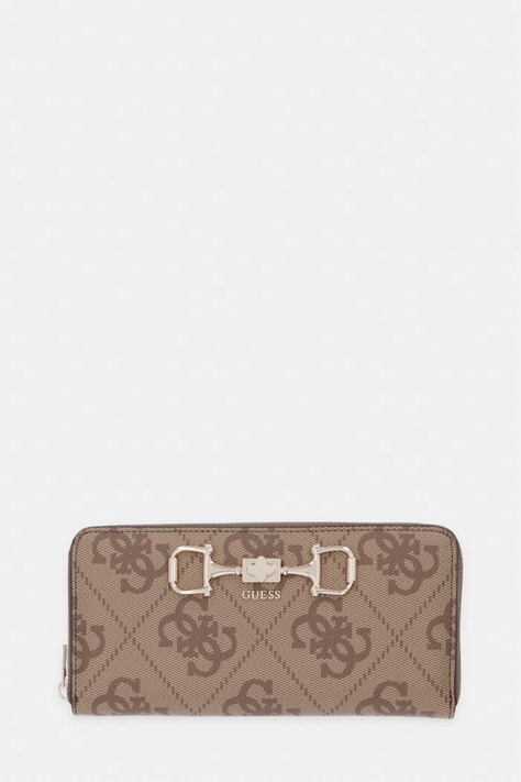 Guess Дамски портфейл от имитация на кожа JANIE бежов SWOS99 24146