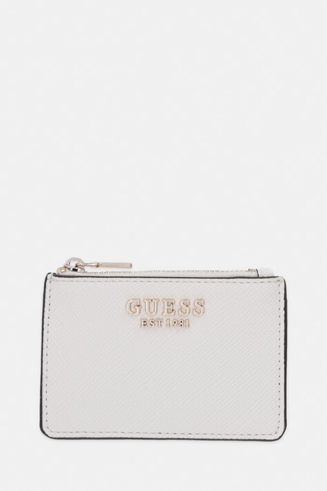 Guess portfel damski z imitacji skóry PATSIE biały SWZG99 19505