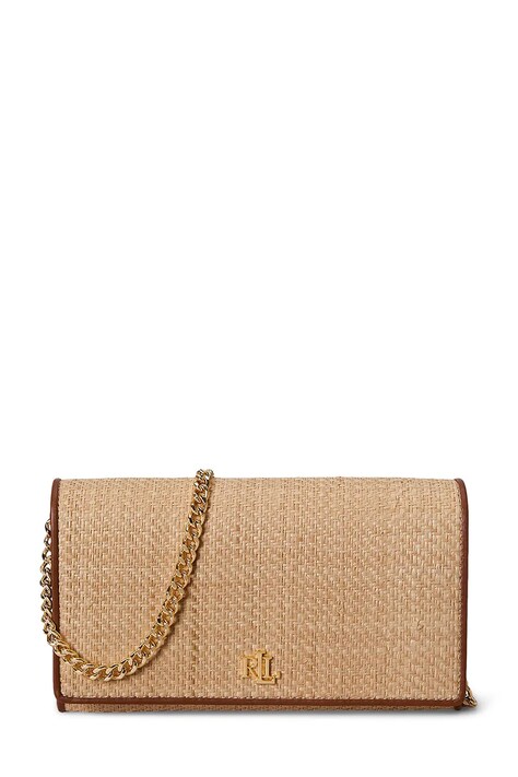 Lauren Ralph Lauren portfel damski brązowy 432P10517