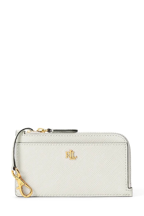Lauren Ralph Lauren portfel damski skórzany biały 432P10422