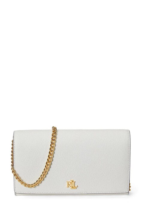 Lauren Ralph Lauren portfel damski skórzany biały 432P13473