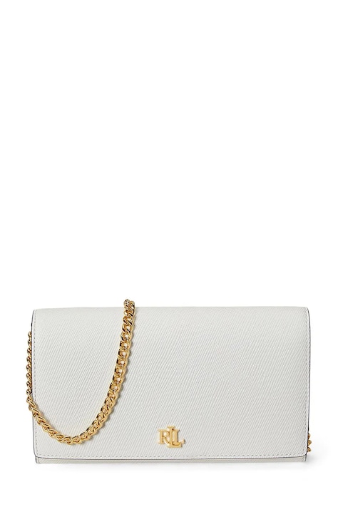 Lauren Ralph Lauren portfel damski skórzany biały 432P13473