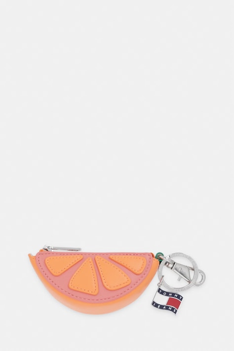 Tommy Jeans portfel damski pomarańczowy AW0AW18598