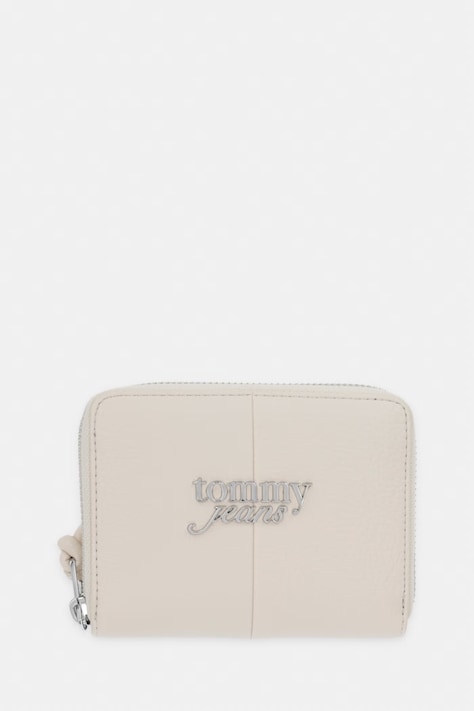 Tommy Jeans portfel damski beżowy AW0AW18446