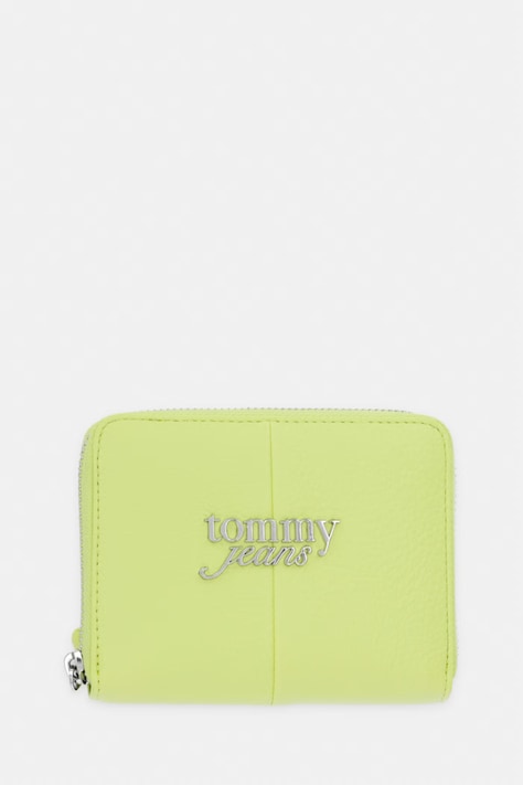 Tommy Jeans portfel damski zielony AW0AW18446