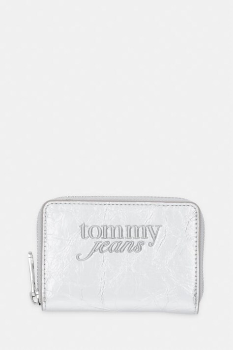 Tommy Jeans portfel damski srebrny AW0AW18664