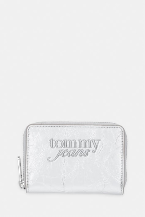 Tommy Jeans portfel damski srebrny AW0AW18664