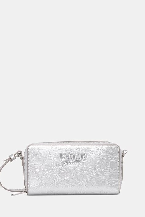 Tommy Jeans portfel damski srebrny AW0AW18854