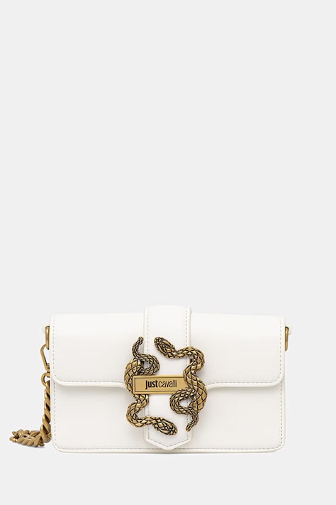 Just Cavalli kopertówka damska z imitacji skóry beżowa 80RA5PA2 ZSA89