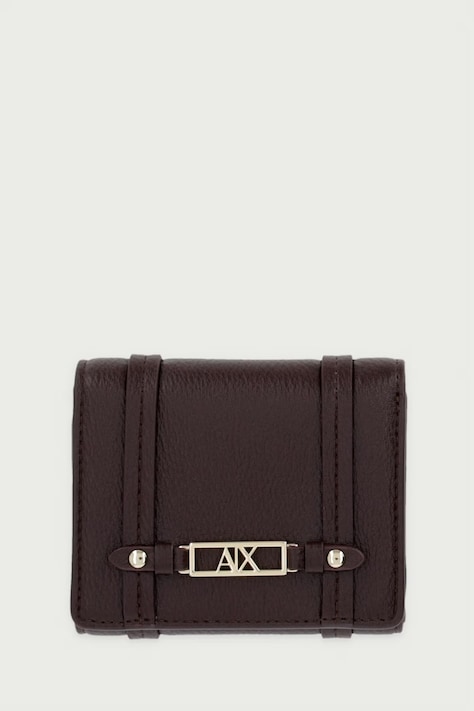 Armani Exchange Portofel pentru femei cu imitație de piele maro XW002613 AF15632