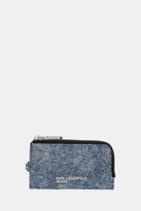 Πορτοφόλι Karl Lagerfeld Jeans χρώμα: μπλε, B2W32043