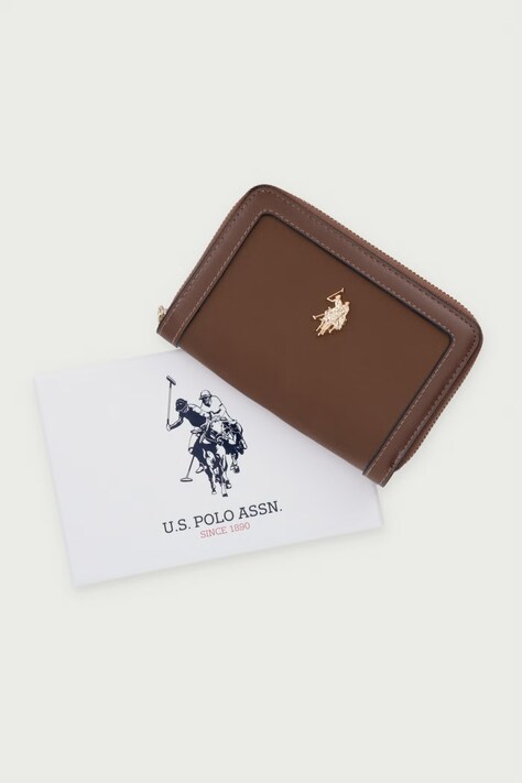 U.S. Polo Assn. Portfel damski HOUSTON brązowy WEUHU6385WZC