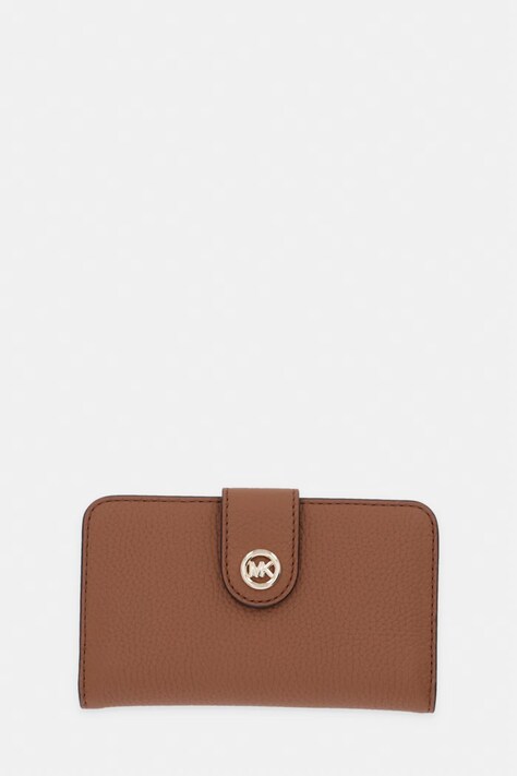 MICHAEL Michael Kors portfel skórzany damski kolor brązowy 32S6G17F8L