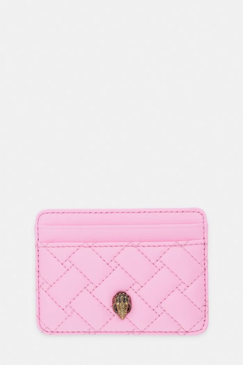 Kurt Geiger London etui na karty damskie skórzane Kensington różowe 5368198109