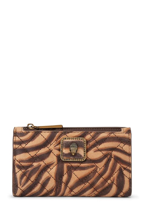 Kurt Geiger London portfel RFID damski zamszowy Pimlico brązowy 5375036209