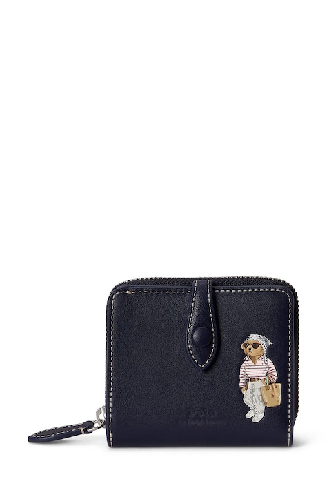 Polo Ralph Lauren portfel damski skórzany granatowy 427P10990