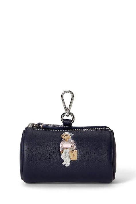 Polo Ralph Lauren portmonetka damska skórzana granatowa 427P10993