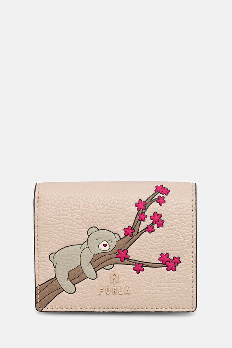 Furla portfel damski skórzany Camelia beżowy WP00304 BX4433 4782S