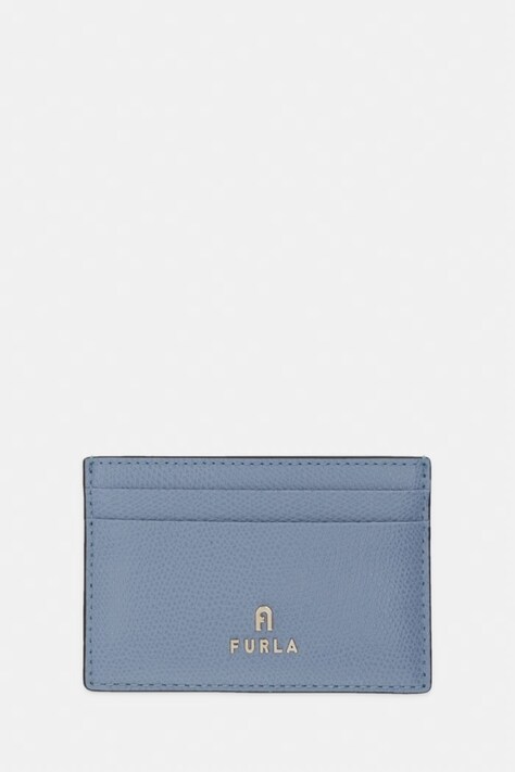 Furla etui na karty damskie skórzane Camelia niebieskie WP00305 ARE000 2495S