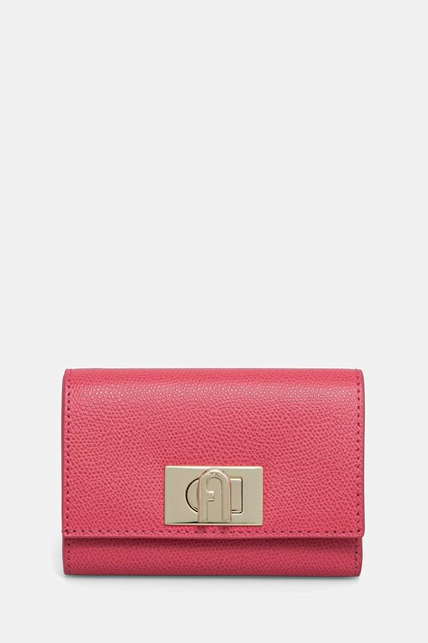 Furla portfel damski skórzany 1927 M Compact różowy WP00225 ARE000 4485S