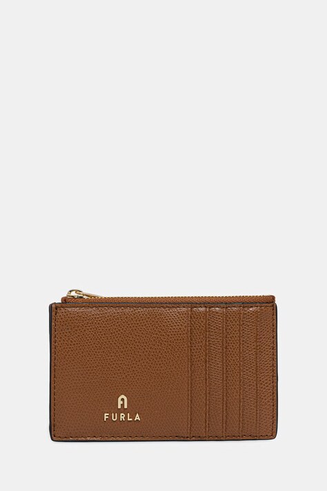 Furla portfel damski skórzany Camelia M brązowy WP00310