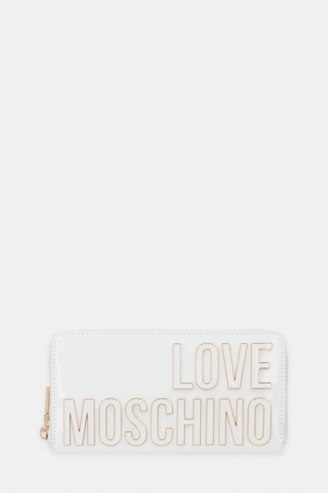 Love Moschino portfel damski z imitacji skóry biały JC5513PP0OKE0100