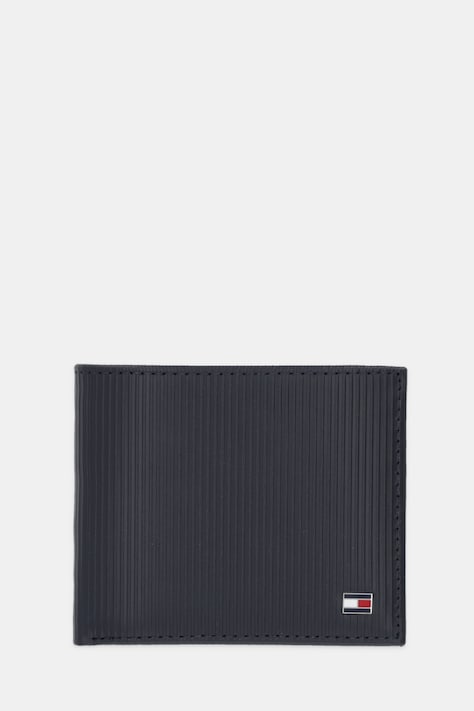 Tommy Hilfiger portfel skórzany męski kolor granatowy AM0AM13958