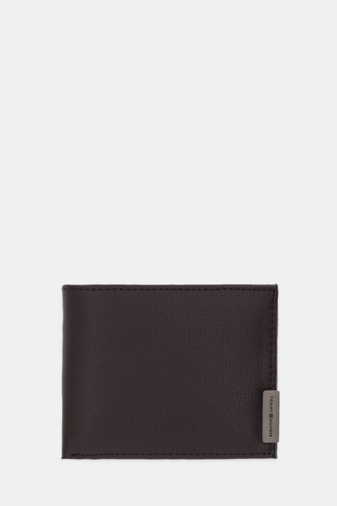 Tommy Hilfiger portfel skórzany męski kolor brązowy AM0AM13963