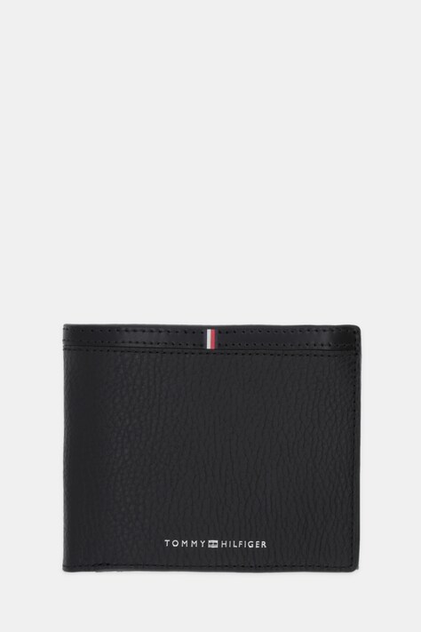 Tommy Hilfiger portfel skórzany męski kolor czarny AM0AM13969