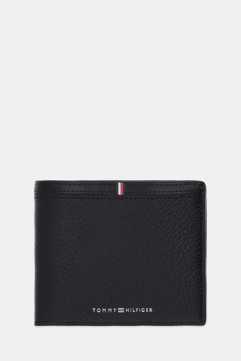 Tommy Hilfiger portfel skórzany męski kolor czarny AM0AM13970