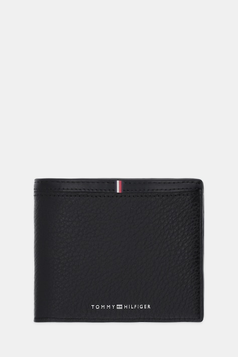 Tommy Hilfiger portfel skórzany męski kolor czarny AM0AM13970