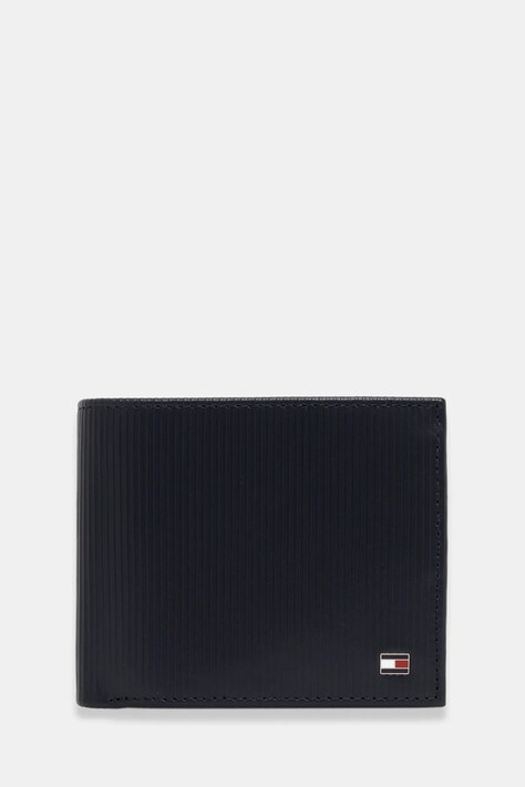 Tommy Hilfiger portfel skórzany męski kolor czarny AM0AM13978
