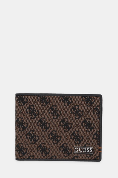 Novčanik Guess BOSTON za muškarce, boja: smeđa, SMBOLJ LEA20