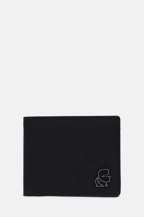 Novčanik Karl Lagerfeld K/KAMEO za muškarce, boja: crna, A4M32053
