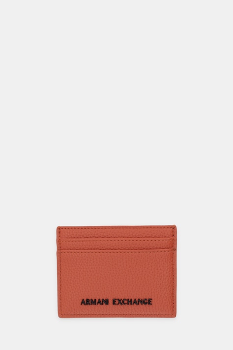 Puzdro na karty Armani Exchange oranžová farba, XM000169 AF19929