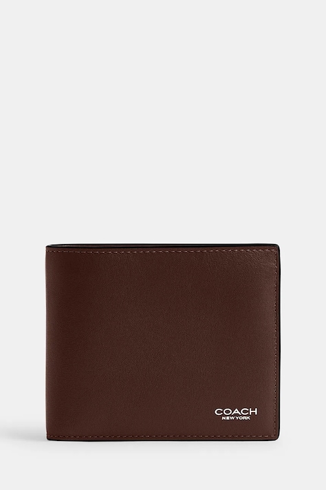 Coach portfel skórzany męski kolor brązowy CY911