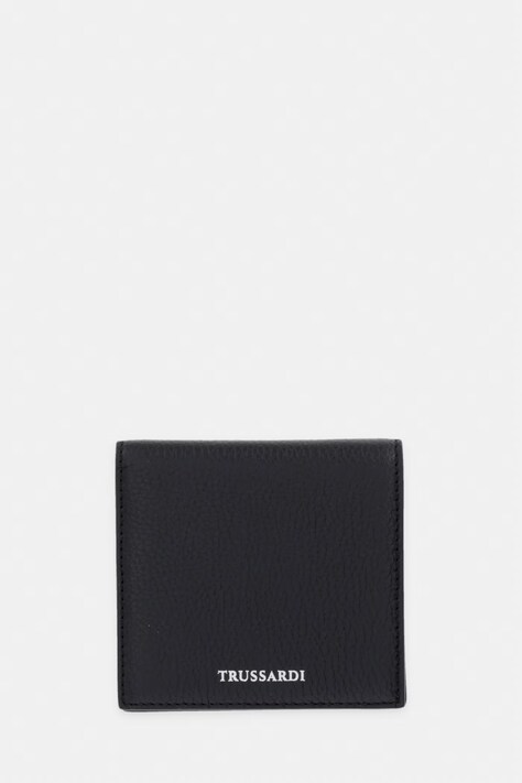 Trussardi portfel skórzany męski kolor czarny I018E000106N