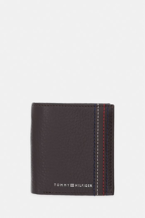 Tommy Hilfiger πορτοφόλι ανδρικό δερμάτινο καφέ AM0AM14230