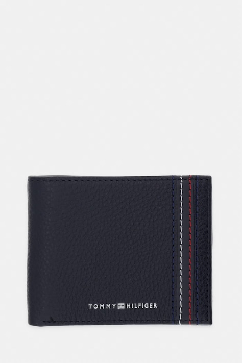 Tommy Hilfiger peňaženka pánska kožená tmavomodrá AM0AM14232