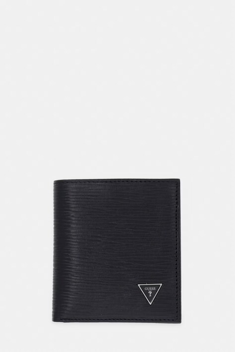 Guess кошелек для мужчин из кожи MILANO чёрный SMMIPR LEA22