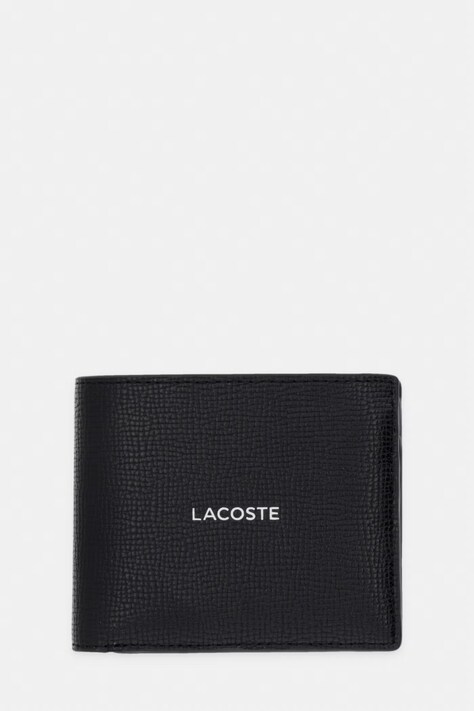 Lacoste portfel RFID męski skórzany czarny NH5053OI