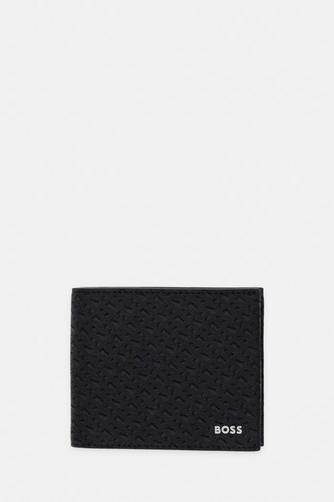 BOSS portfel męski skórzany czarny 50563888