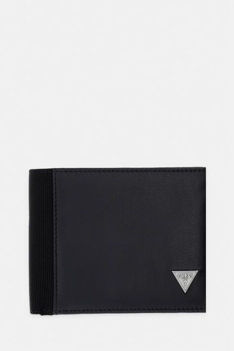 Guess Peněženka pánská kožená BERNA černá SMBEHN LEA20