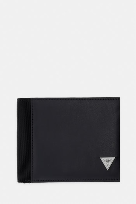 Guess Peněženka pánská kožená BERNA černá SMBEHN LEA20