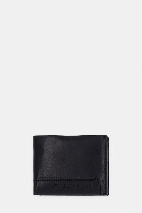 U.S. Polo Assn. portfel skórzany GORDON męski kolor czarny WEU5G2692MHA